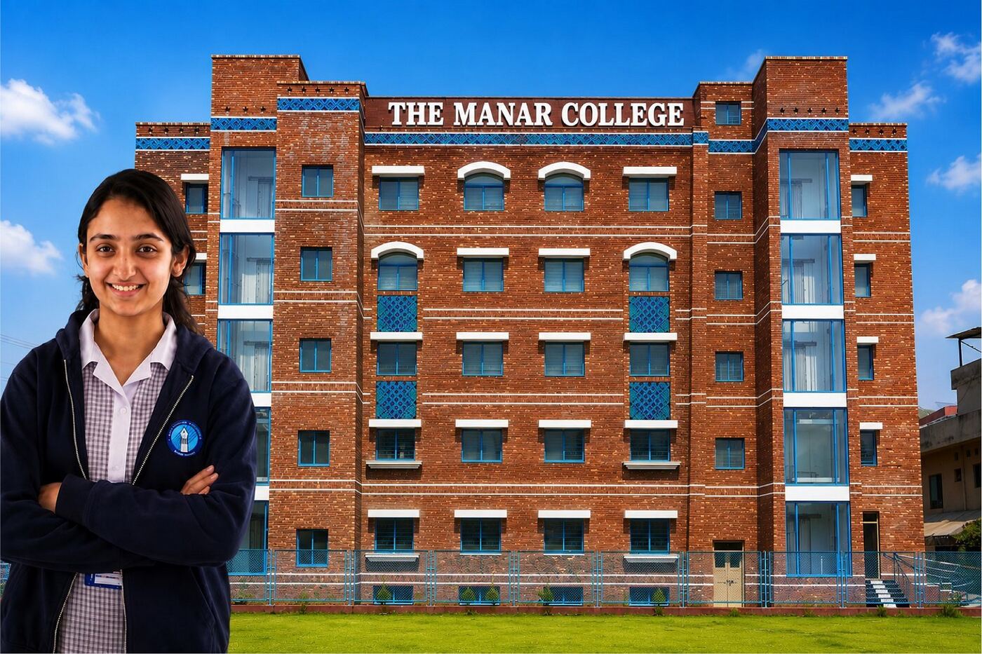 The Manar College campus building